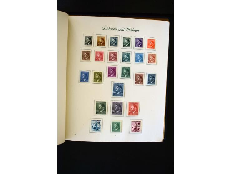 1939/45, postfrische, ungebrauchte und etwas gestempelte Sammlung mit u.a. Kotor Mi.-Nr. 1-6 (Befund Brunel), Laibach kpl., M