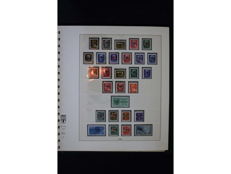 1939/45, postfrische, ungebrauchte und gestempelte Sammlung mit u.a. Theresienstadt-Zulassungsmarke, Albanien kpl., Dänemark 