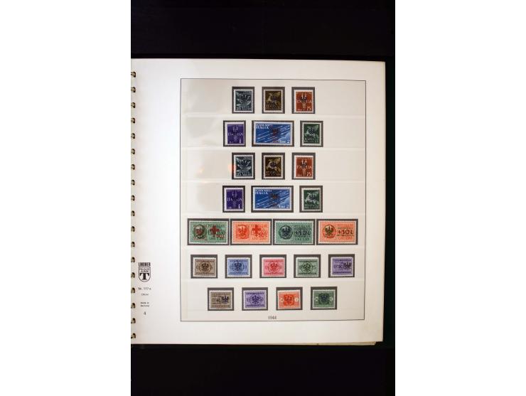 1939/45, postfrische, ungebrauchte und gestempelte Sammlung mit u.a. Theresienstadt-Zulassungsmarke, Albanien kpl., Dänemark 