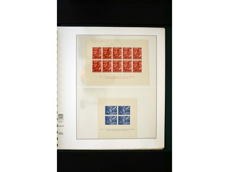 1939/45, postfrische, ungebrauchte und gestempelte Sammlung mit u.a. Theresienstadt-Zulassungsmarke, Albanien kpl., Dänemark 