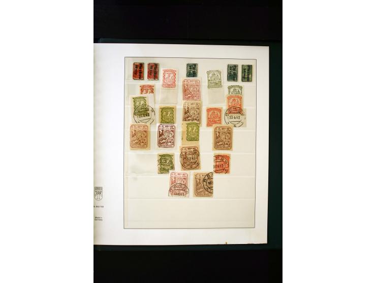 1939/45, postfrische, ungebrauchte und gestempelte Sammlung mit u.a. Theresienstadt-Zulassungsmarke, Albanien kpl., Dänemark 