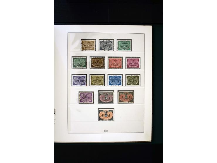 1939/45, postfrische, ungebrauchte und gestempelte Sammlung mit u.a. Theresienstadt-Zulassungsmarke, Albanien kpl., Dänemark 