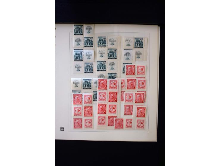 1939/45, postfrische, ungebrauchte und gestempelte Sammlung mit u.a. Theresienstadt-Zulassungsmarke, Albanien kpl., Dänemark 