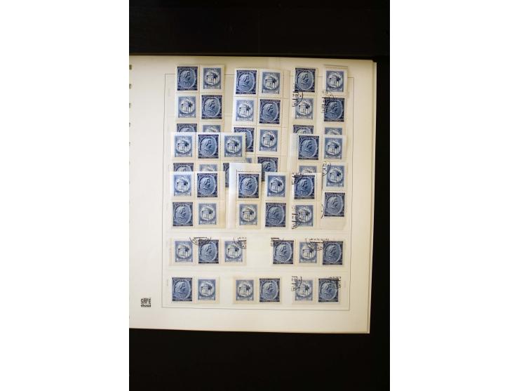 1939/45, postfrische, ungebrauchte und gestempelte Sammlung mit u.a. Theresienstadt-Zulassungsmarke, Albanien kpl., Dänemark 