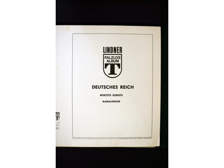1939/45, postfrische, ungebrauchte und gestempelte Sammlung mit u.a. Theresienstadt-Zulassungsmarke, Albanien kpl., Dänemark 
