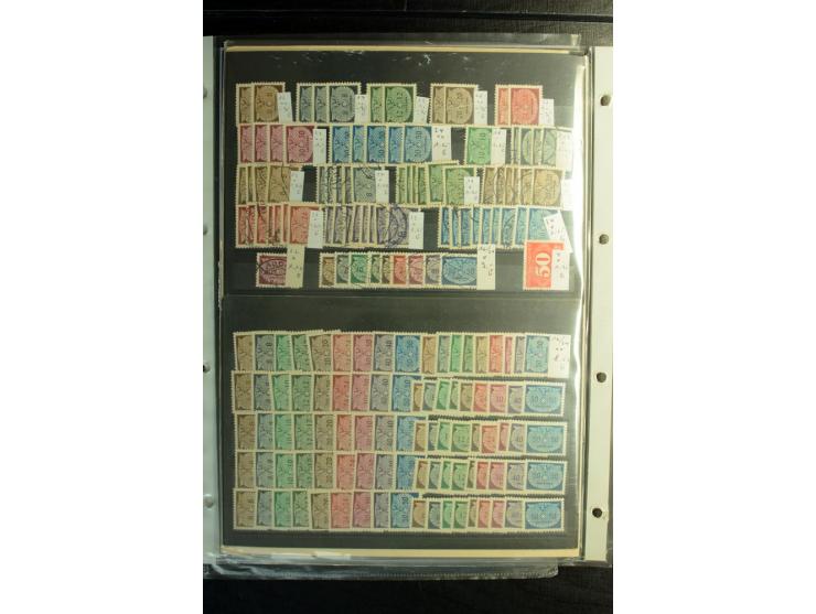 1939/45, postfrischer, ungebrauchter und gestempelter Bestand mit guten Ausgaben, teils signiert; im Karton