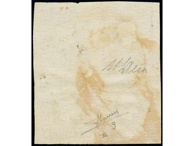 1859, Newspaper stamp 1.05 s. grey lilac in block of four with large margins all round, cancelled by central 'VERONA 5/3' dat