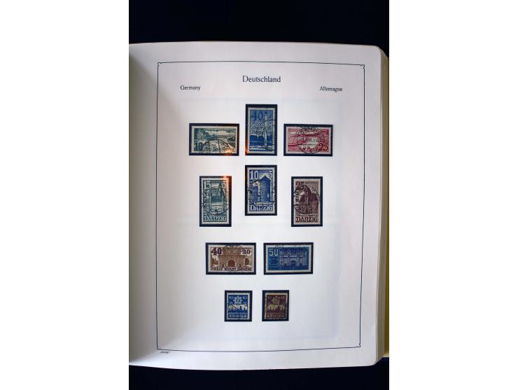1849/2000, umfangreiche ungebrauchte/postfrische und gestempelte Sammlung ab Altdeutschland über Deutsches Reich mit gutem Br