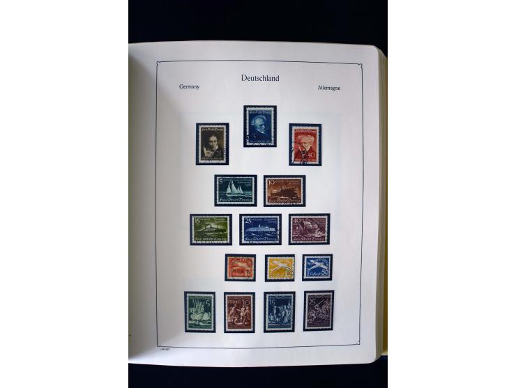 1849/2000, umfangreiche ungebrauchte/postfrische und gestempelte Sammlung ab Altdeutschland über Deutsches Reich mit gutem Br