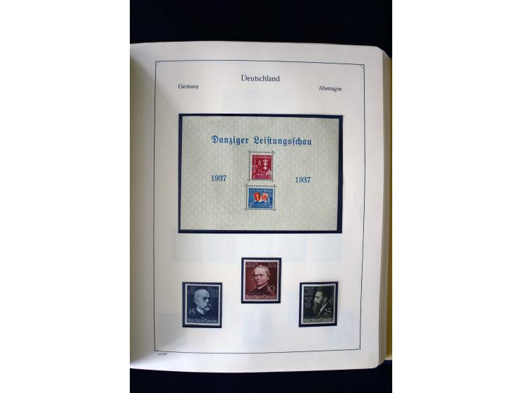 1849/2000, umfangreiche ungebrauchte/postfrische und gestempelte Sammlung ab Altdeutschland über Deutsches Reich mit gutem Br