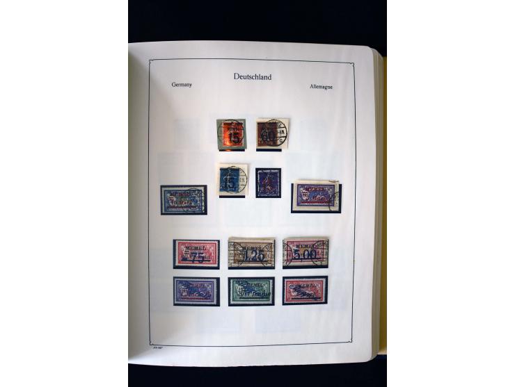 1849/2000, umfangreiche ungebrauchte/postfrische und gestempelte Sammlung ab Altdeutschland über Deutsches Reich mit gutem Br