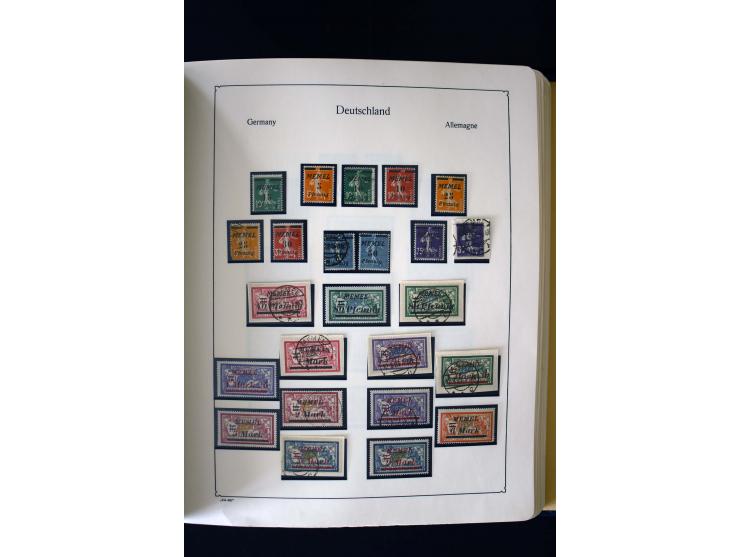 1849/2000, umfangreiche ungebrauchte/postfrische und gestempelte Sammlung ab Altdeutschland über Deutsches Reich mit gutem Br