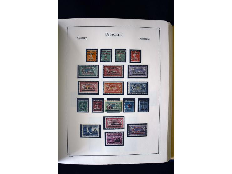 1849/2000, umfangreiche ungebrauchte/postfrische und gestempelte Sammlung ab Altdeutschland über Deutsches Reich mit gutem Br