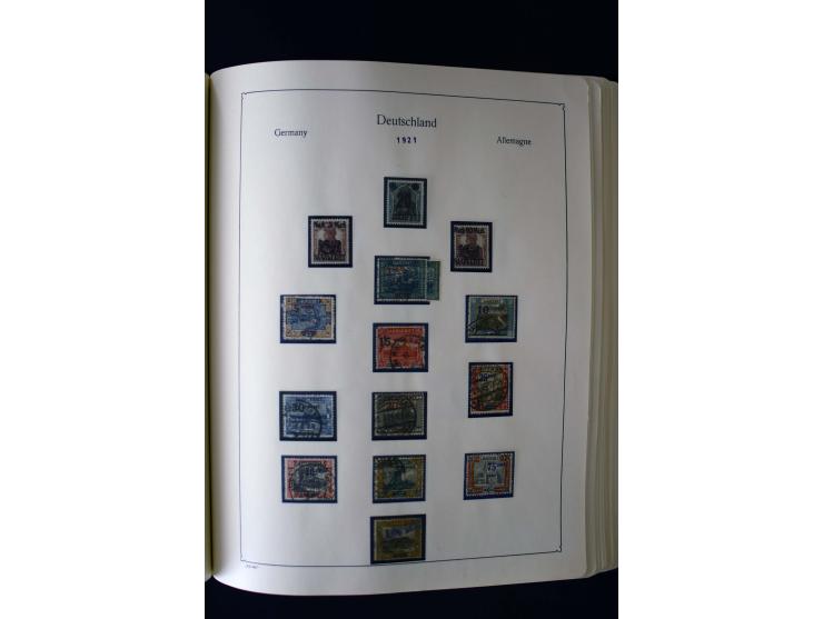 1849/2000, umfangreiche ungebrauchte/postfrische und gestempelte Sammlung ab Altdeutschland über Deutsches Reich mit gutem Br