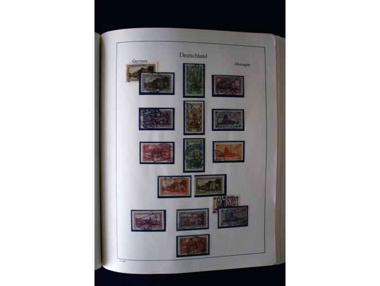 1849/2000, umfangreiche ungebrauchte/postfrische und gestempelte Sammlung ab Altdeutschland über Deutsches Reich mit gutem Br