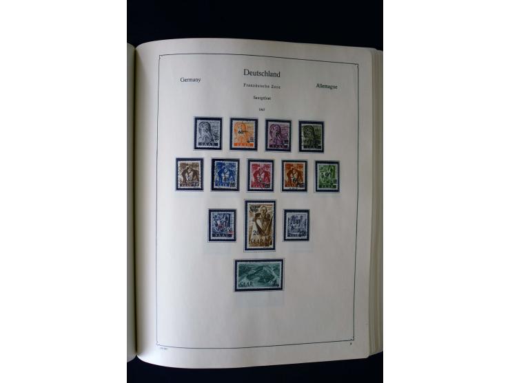1849/2000, umfangreiche ungebrauchte/postfrische und gestempelte Sammlung ab Altdeutschland über Deutsches Reich mit gutem Br