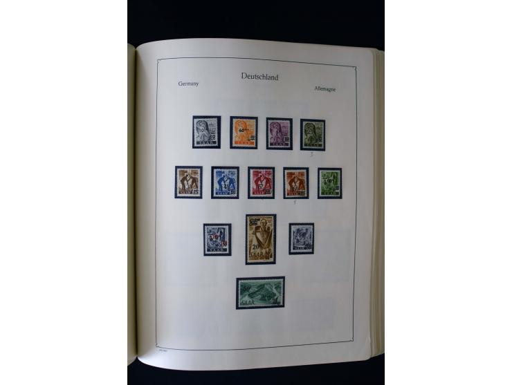 1849/2000, umfangreiche ungebrauchte/postfrische und gestempelte Sammlung ab Altdeutschland über Deutsches Reich mit gutem Br