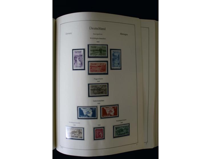 1849/2000, umfangreiche ungebrauchte/postfrische und gestempelte Sammlung ab Altdeutschland über Deutsches Reich mit gutem Br