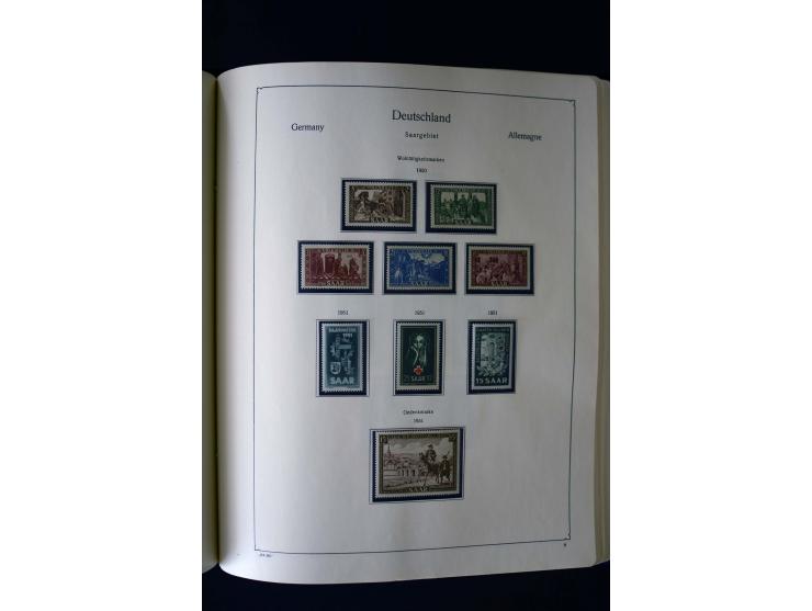 1849/2000, umfangreiche ungebrauchte/postfrische und gestempelte Sammlung ab Altdeutschland über Deutsches Reich mit gutem Br