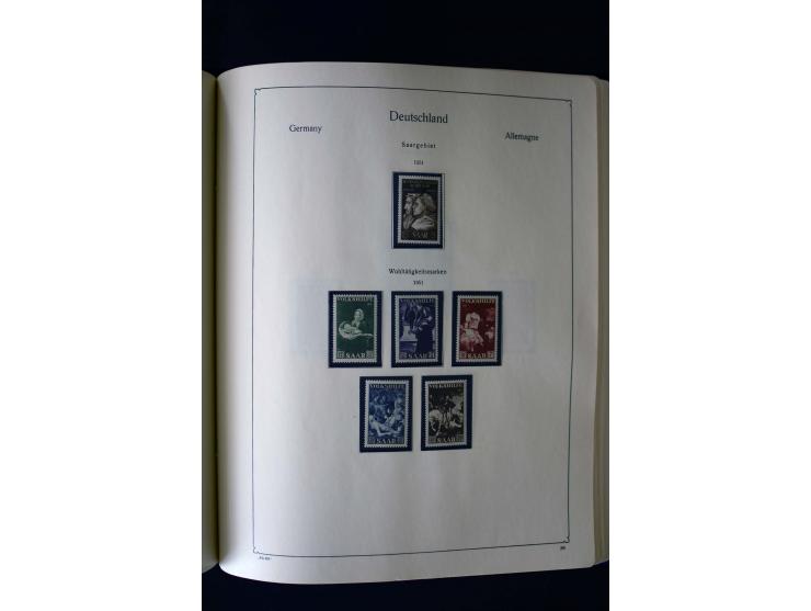 1849/2000, umfangreiche ungebrauchte/postfrische und gestempelte Sammlung ab Altdeutschland über Deutsches Reich mit gutem Br