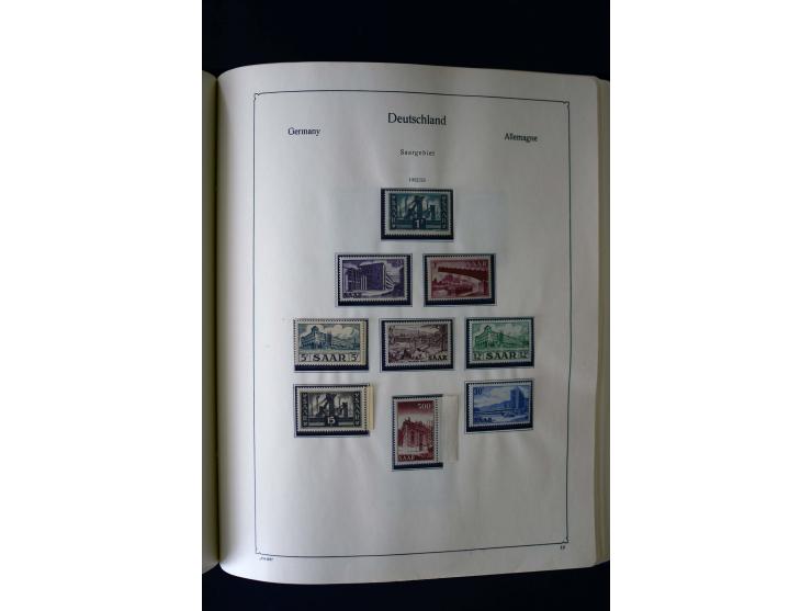 1849/2000, umfangreiche ungebrauchte/postfrische und gestempelte Sammlung ab Altdeutschland über Deutsches Reich mit gutem Br