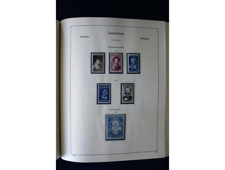 1849/2000, umfangreiche ungebrauchte/postfrische und gestempelte Sammlung ab Altdeutschland über Deutsches Reich mit gutem Br