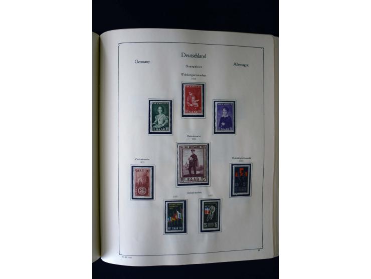 1849/2000, umfangreiche ungebrauchte/postfrische und gestempelte Sammlung ab Altdeutschland über Deutsches Reich mit gutem Br