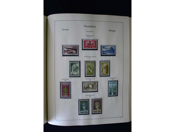 1849/2000, umfangreiche ungebrauchte/postfrische und gestempelte Sammlung ab Altdeutschland über Deutsches Reich mit gutem Br