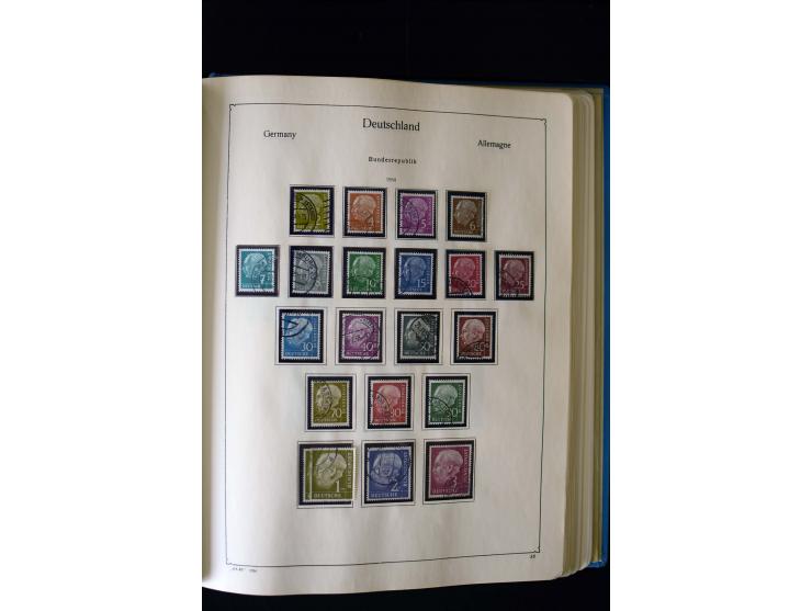1849/2000, umfangreiche ungebrauchte/postfrische und gestempelte Sammlung ab Altdeutschland über Deutsches Reich mit gutem Br
