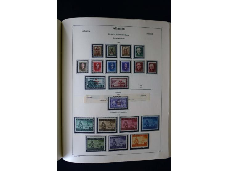 1849/2000, umfangreiche ungebrauchte/postfrische und gestempelte Sammlung ab Altdeutschland über Deutsches Reich mit gutem Br