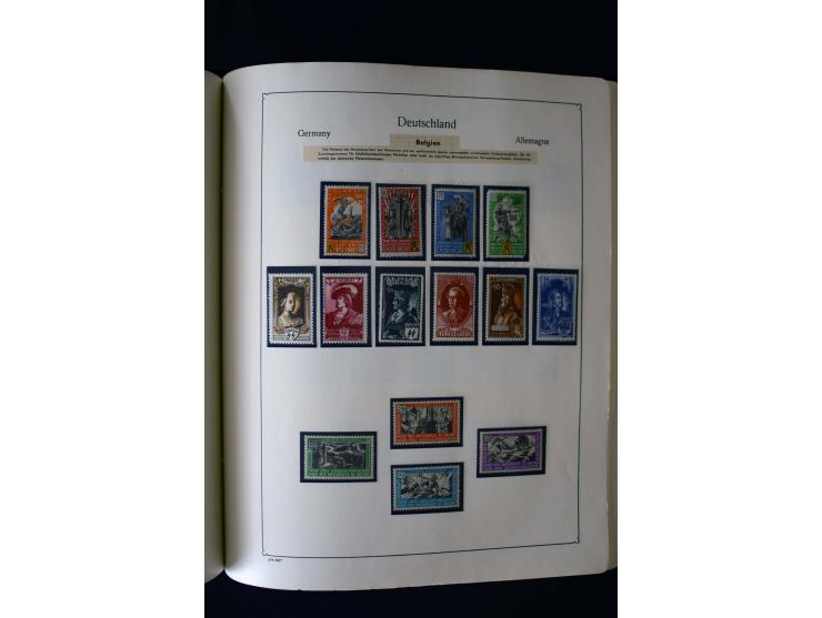 1849/2000, umfangreiche ungebrauchte/postfrische und gestempelte Sammlung ab Altdeutschland über Deutsches Reich mit gutem Br