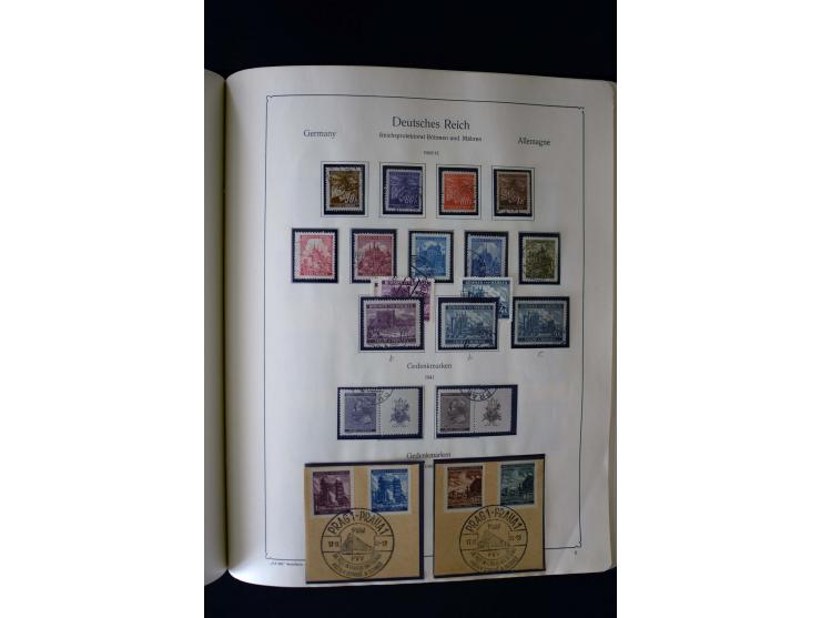 1849/2000, umfangreiche ungebrauchte/postfrische und gestempelte Sammlung ab Altdeutschland über Deutsches Reich mit gutem Br