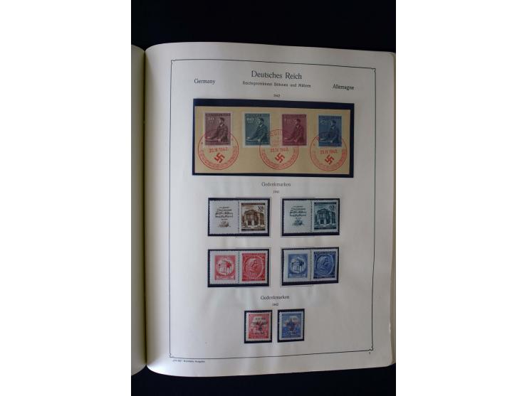 1849/2000, umfangreiche ungebrauchte/postfrische und gestempelte Sammlung ab Altdeutschland über Deutsches Reich mit gutem Br