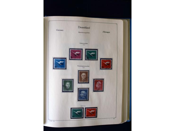 1849/2000, umfangreiche ungebrauchte/postfrische und gestempelte Sammlung ab Altdeutschland über Deutsches Reich mit gutem Br