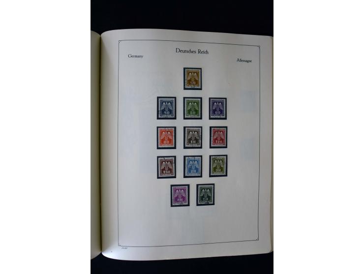 1849/2000, umfangreiche ungebrauchte/postfrische und gestempelte Sammlung ab Altdeutschland über Deutsches Reich mit gutem Br