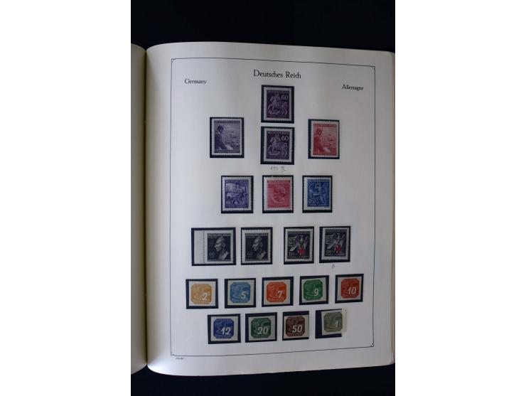 1849/2000, umfangreiche ungebrauchte/postfrische und gestempelte Sammlung ab Altdeutschland über Deutsches Reich mit gutem Br