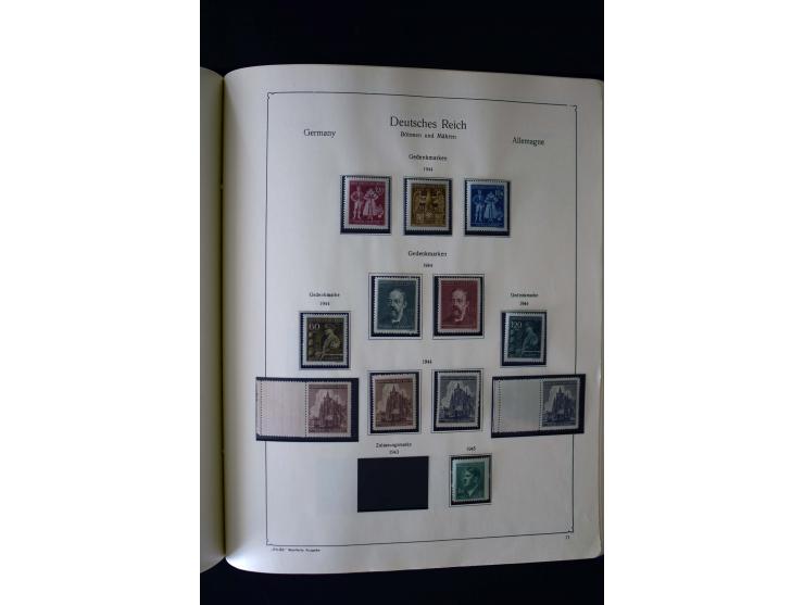 1849/2000, umfangreiche ungebrauchte/postfrische und gestempelte Sammlung ab Altdeutschland über Deutsches Reich mit gutem Br