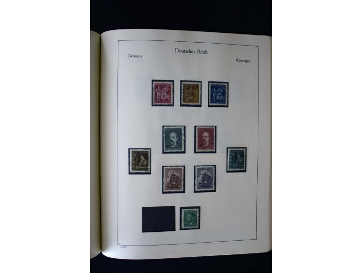 1849/2000, umfangreiche ungebrauchte/postfrische und gestempelte Sammlung ab Altdeutschland über Deutsches Reich mit gutem Br