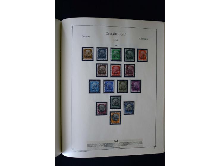 1849/2000, umfangreiche ungebrauchte/postfrische und gestempelte Sammlung ab Altdeutschland über Deutsches Reich mit gutem Br