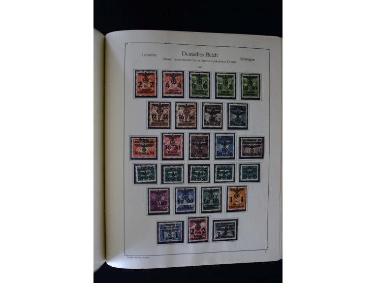 1849/2000, umfangreiche ungebrauchte/postfrische und gestempelte Sammlung ab Altdeutschland über Deutsches Reich mit gutem Br