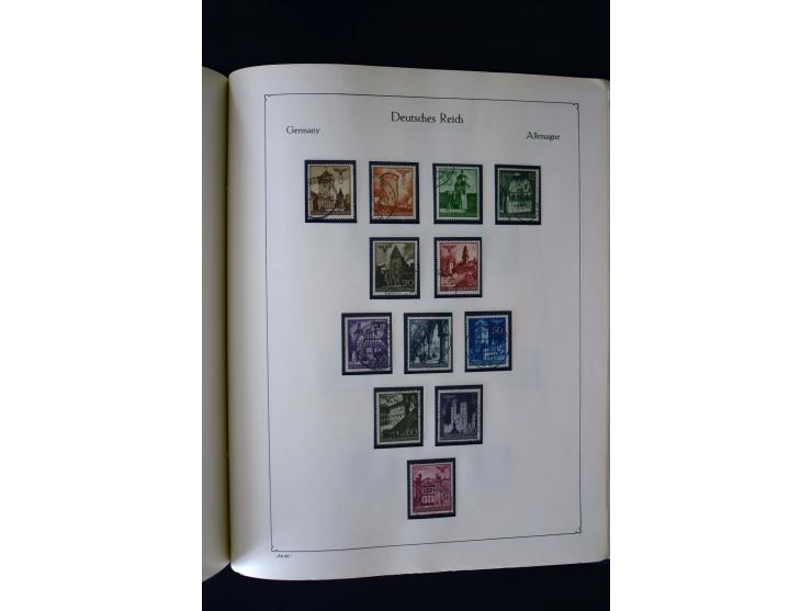 1849/2000, umfangreiche ungebrauchte/postfrische und gestempelte Sammlung ab Altdeutschland über Deutsches Reich mit gutem Br