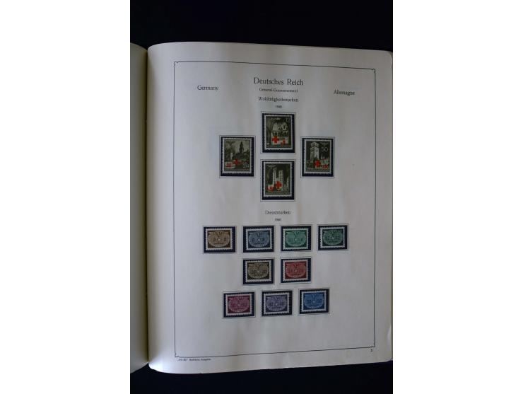 1849/2000, umfangreiche ungebrauchte/postfrische und gestempelte Sammlung ab Altdeutschland über Deutsches Reich mit gutem Br
