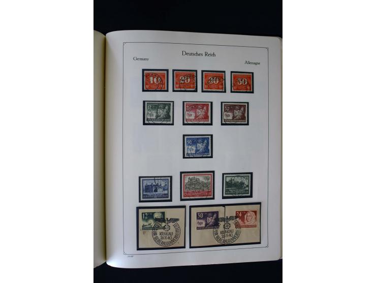 1849/2000, umfangreiche ungebrauchte/postfrische und gestempelte Sammlung ab Altdeutschland über Deutsches Reich mit gutem Br