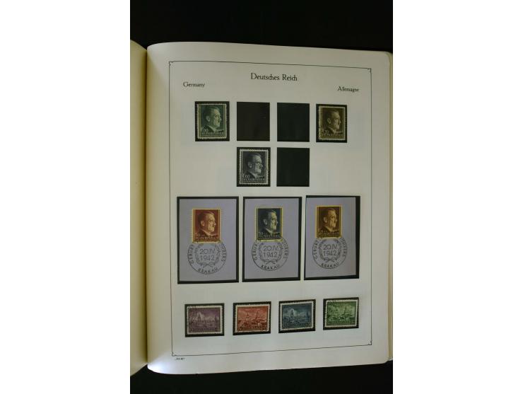 1849/2000, umfangreiche ungebrauchte/postfrische und gestempelte Sammlung ab Altdeutschland über Deutsches Reich mit gutem Br