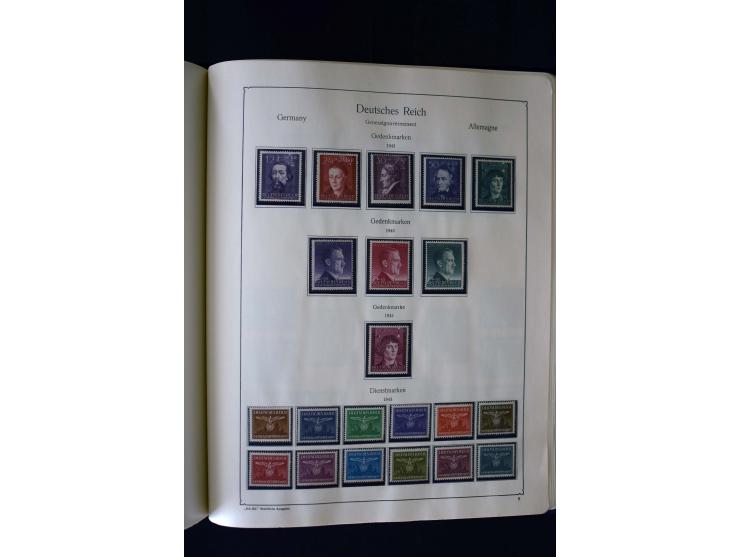 1849/2000, umfangreiche ungebrauchte/postfrische und gestempelte Sammlung ab Altdeutschland über Deutsches Reich mit gutem Br