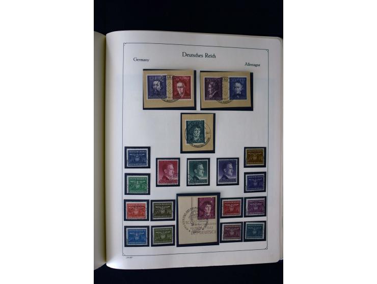 1849/2000, umfangreiche ungebrauchte/postfrische und gestempelte Sammlung ab Altdeutschland über Deutsches Reich mit gutem Br
