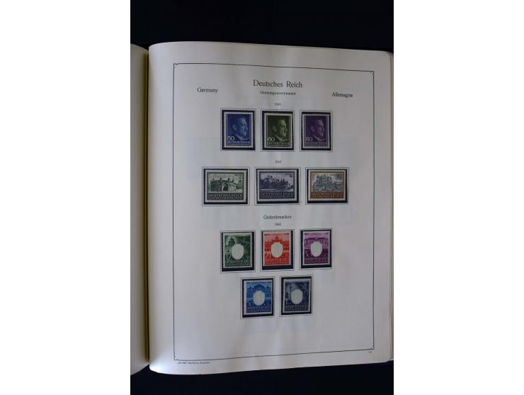 1849/2000, umfangreiche ungebrauchte/postfrische und gestempelte Sammlung ab Altdeutschland über Deutsches Reich mit gutem Br