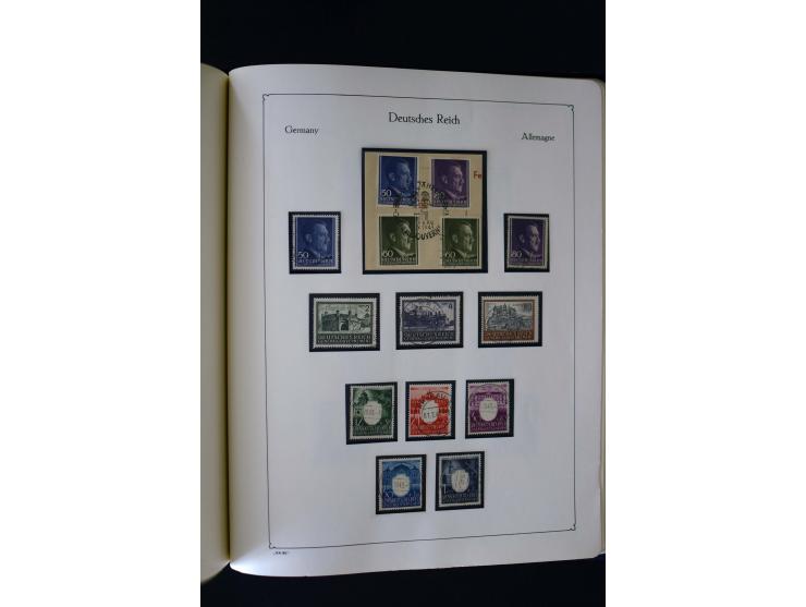 1849/2000, umfangreiche ungebrauchte/postfrische und gestempelte Sammlung ab Altdeutschland über Deutsches Reich mit gutem Br
