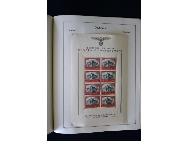1849/2000, umfangreiche ungebrauchte/postfrische und gestempelte Sammlung ab Altdeutschland über Deutsches Reich mit gutem Br