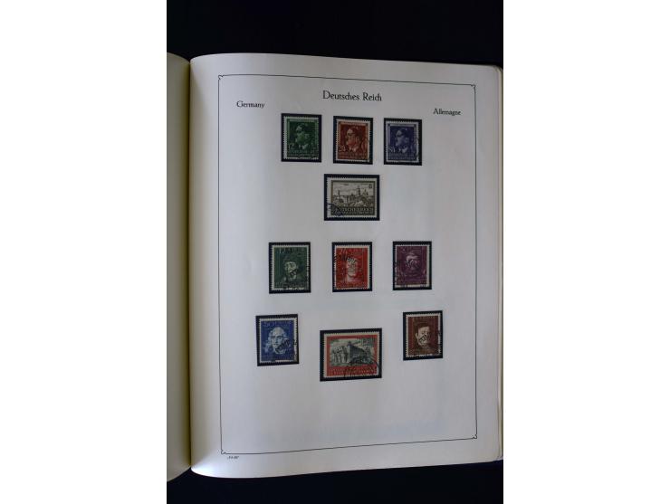 1849/2000, umfangreiche ungebrauchte/postfrische und gestempelte Sammlung ab Altdeutschland über Deutsches Reich mit gutem Br